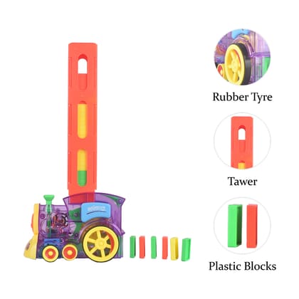 Automatic Domino Train Toy | Domino Train Toy | Domino Train Toy Set | Train Dominoes Toy | Toy Train That Drops Dominos | Locomotive Toy Dominoes