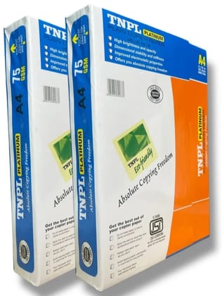 TNPL 75GSM A4 Paper - Unruled