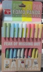 Figo Fomo Panda Roller Pen - Blue(10pcs)