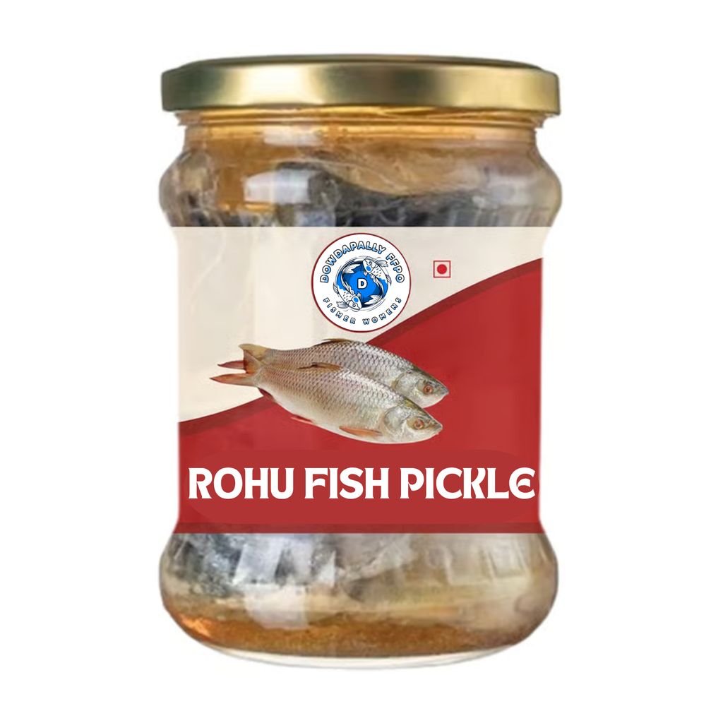 Dowdepally Fisher Women FFPO Rohu Fish Pickle - 500gm
