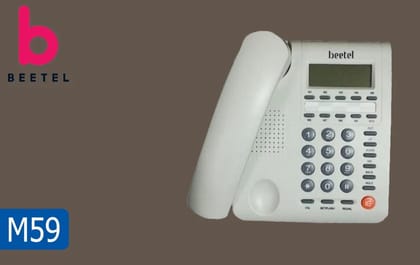 Beetel M59 White Telephone