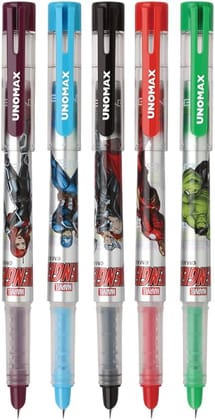 Unomax Aveo Fountain Pen - Blue(2 pcs)