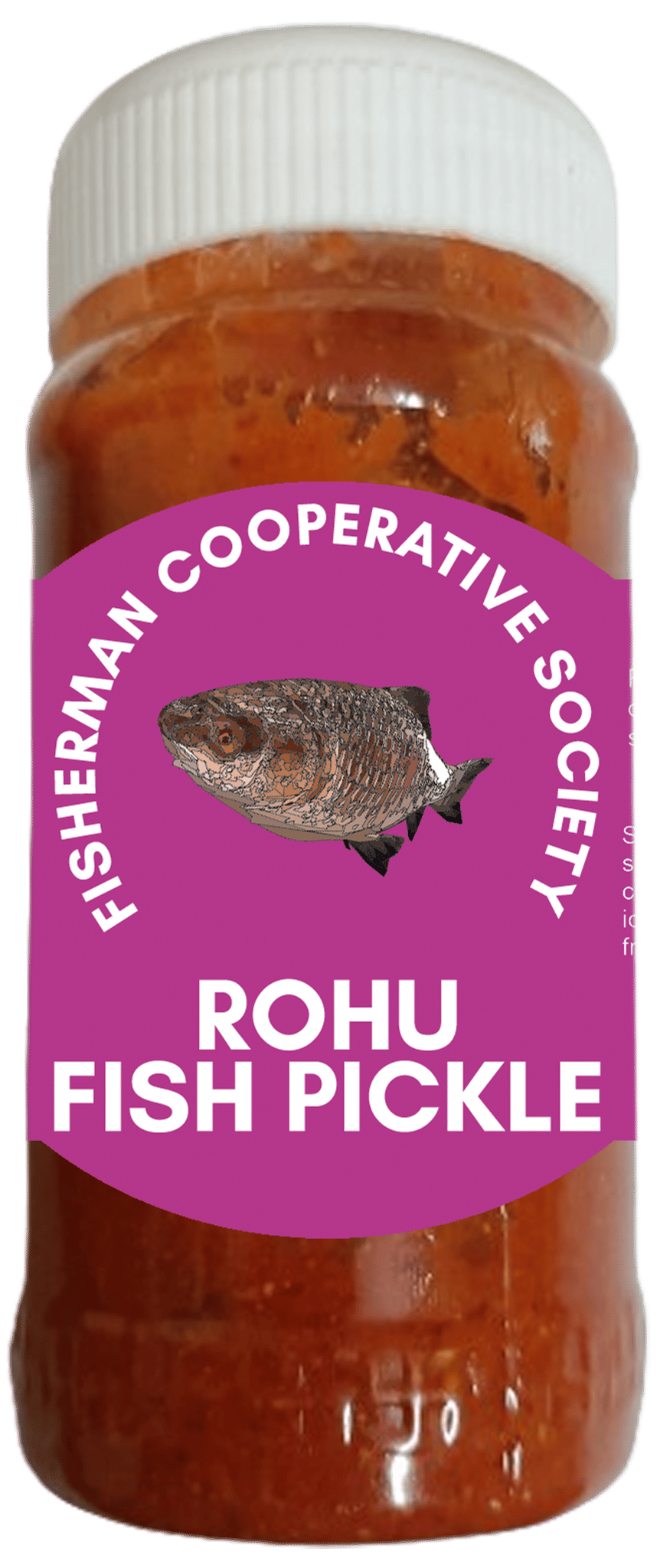 Rohu Fish Pickle | 250gm | Fresh & Spicy | Hygienically Packed. | No Preservatives | 100% Natural