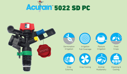 JAIN IRRIGATION AcuRain 5022 SD Part Circle Sprinkler (Nozzle: 2.5 mm ; Adjustable Arc Sprinkler)