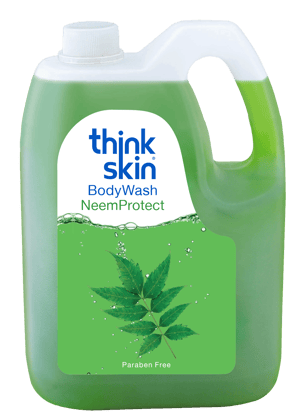 Think Skin Body Wash Neem Protect 5L Refill Can | Paraben-Free Shower Gel with Natural Neem Extract | Deep Cleansing & Antibacterial Protection | Refreshing Fragrance | Suitable for All Skin Types Think Skin Body Wash Neem Protect 5L Refill Can | Paraben-Free Shower Gel with Natural Neem Extract | Deep Cleansing & Antibacterial Protection | Refreshing Fragrance | Suitable for All Skin Types