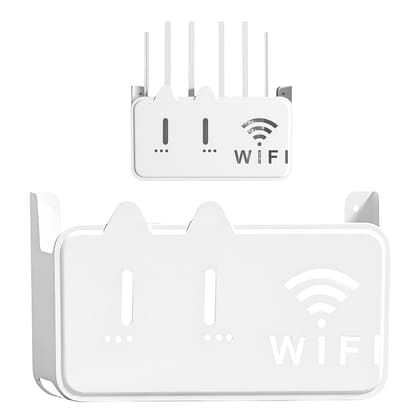 Wall Mount Holder for WiFi Routers - Space-Saving & Enhanced Signal