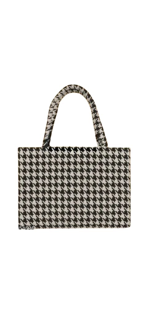 Houndstooth Handbag