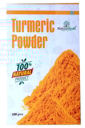 Turmeric Powder (100% Natural) - Premium Quality Haldi - 100g
