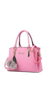 Pink Structured Handbag Pink Structured Handbag
