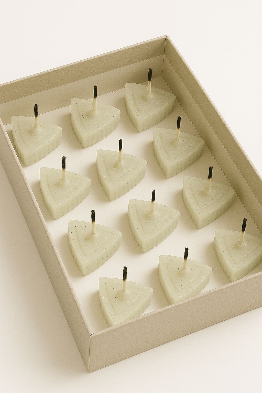 Triangular Floating Candles - Set of 12