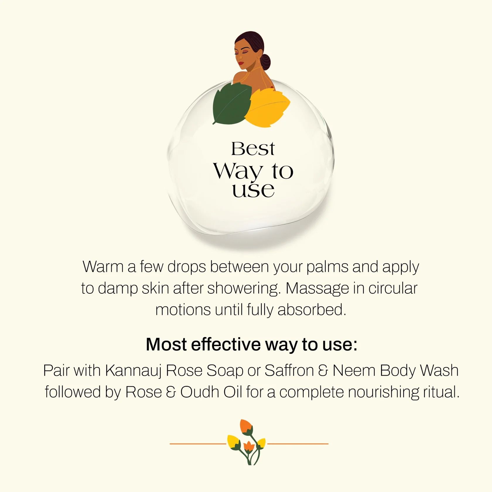 ashpveda Kannauj Rose & Oudh Bath & Body Oil