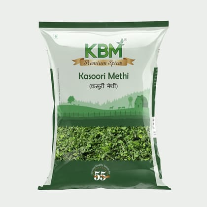 KBM Premium Spices Kasoori Methi, 100 gm Pouch