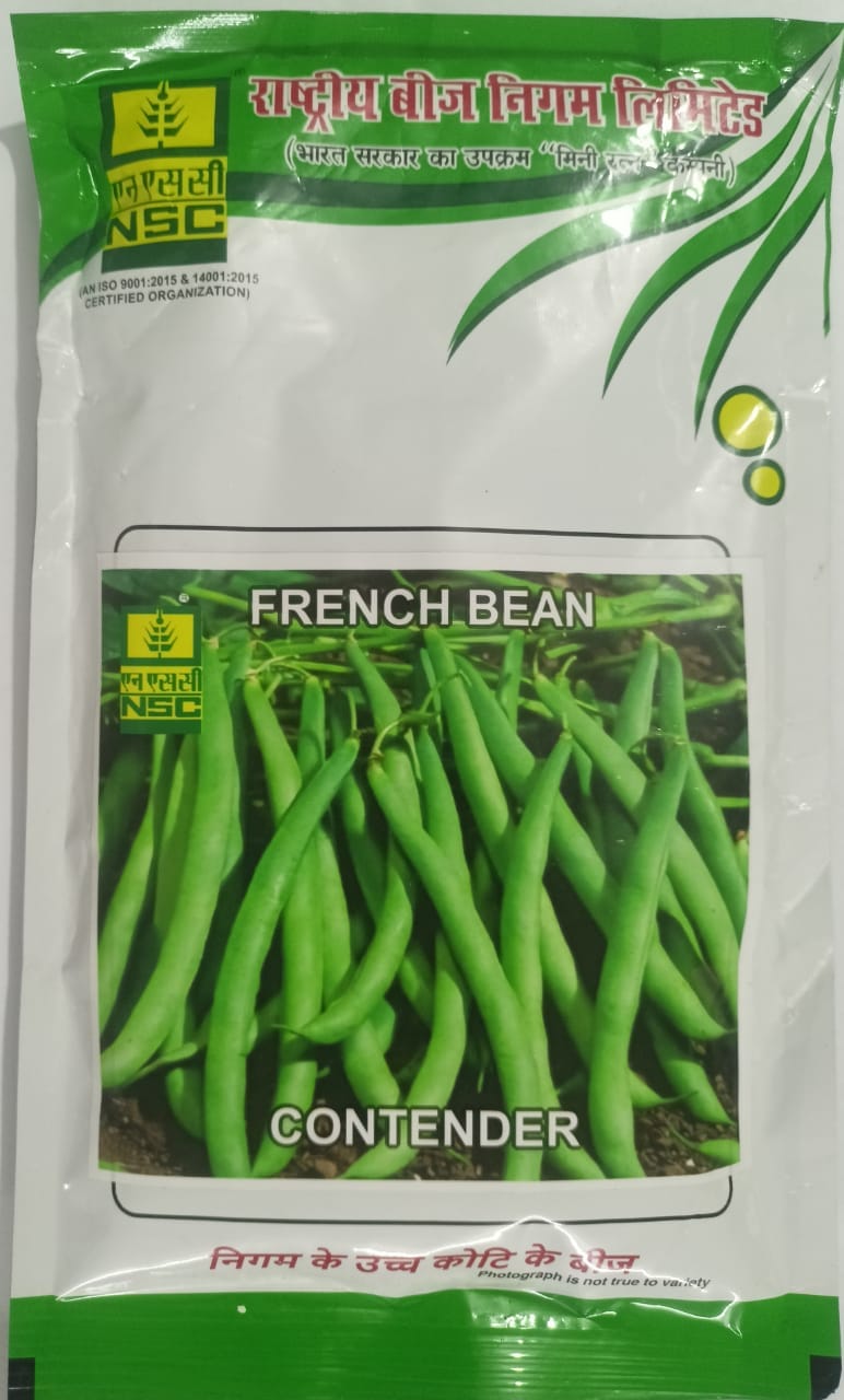 NSC French Bean Contender, 250 Gram Truthfully Labelled Seed Pouch