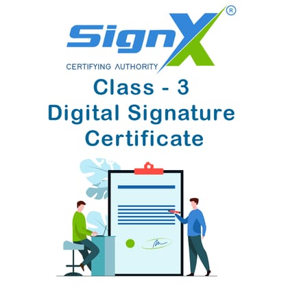 SignX Digital Signature Certificate/3 Year/Signing Only With Token