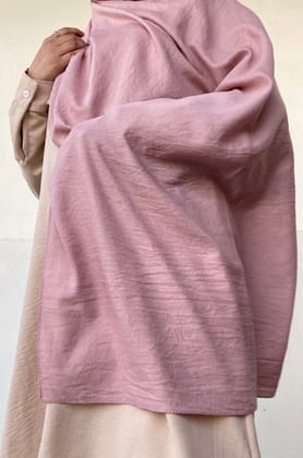 Malaysian Cotton Hijab - Nude Pink-Nude Pink
