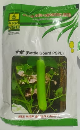 NSC Bottle Gourd PSPL Variety, 100 gram Truthfully Labelled Seed Pouch