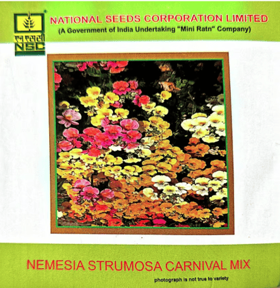 Nemesia Strumosa Carnival Mix-3 gms