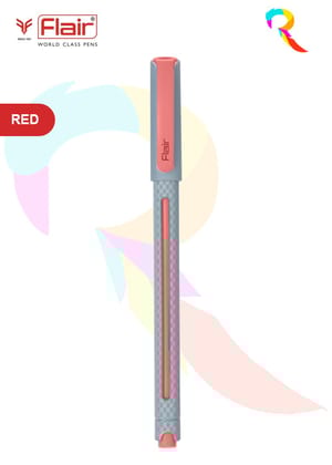Flair Yolo Ballpoint Pen - Red(pack of 10pcs)