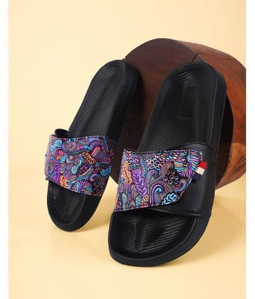 PERY PAO Purple Men's Slide Flip Flop