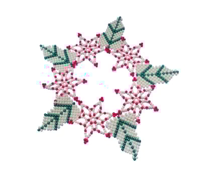 Pearl Leaf Flower Rangoli