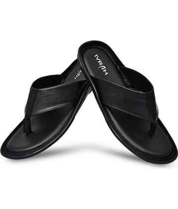 IVRAH - Black Men's Thong Flip Flop
