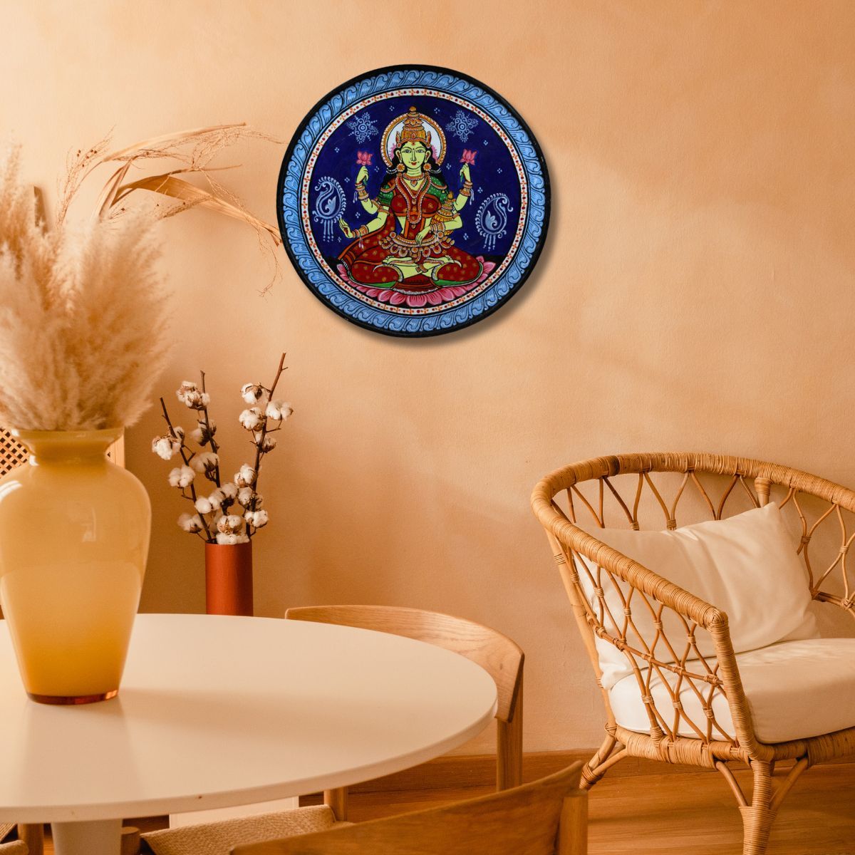 Pattachitra Wooden Wall Plates