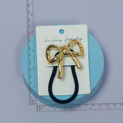Golden Metal Hair Tie
