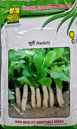 NSC RADISH SEEDS - KASHI MOOLI 40 - 250 GMS POUCH