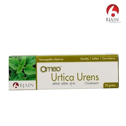 BJAIN Urtica Urens Ointment for Skin Rash & Itching, 30gm