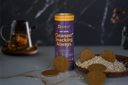 Assosrted Pack of 4 nutbeez snacks 1.nutbeez Oats Bites 2.nutbeez Ragi Bites3.nutbeez Chatpate Crunchers 4.nutbeez Savoury Mixture|Protein Rich|Guilt Free Clean Snacking| Power of 5 Seeds| Chai ke dost| Preservative Free