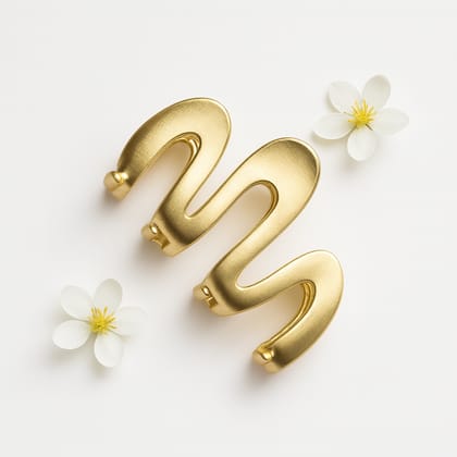 Metallic Mini  Wave Hair Claw Clip