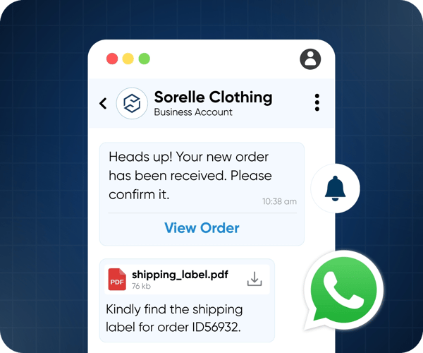 One-Click WhatsApp Fulfilment