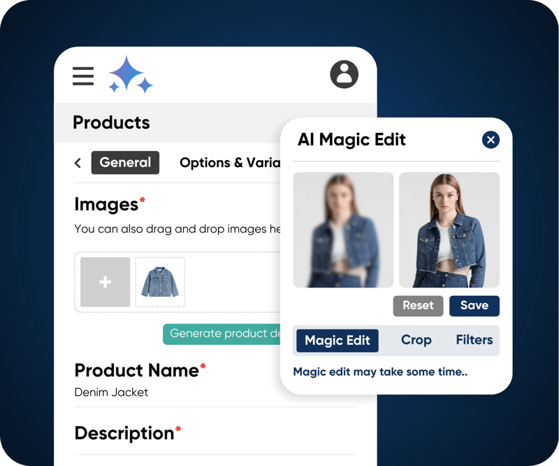 AI-Powered Cataloging & Image Enhancement