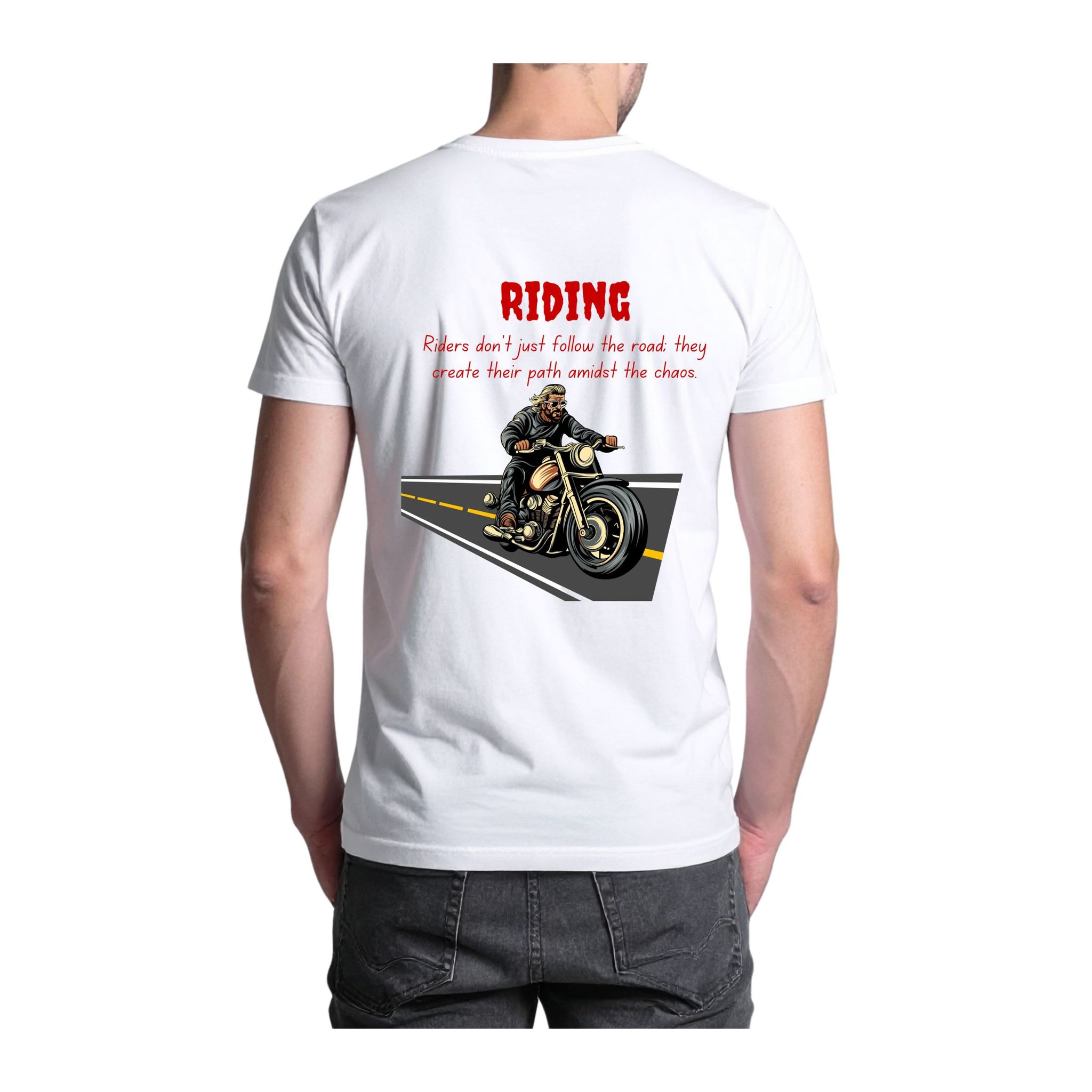 Trishoolin Retail T Shirt | Design 10151MB | Printed Round Neck Cotton T-Shirt | Regular Fit