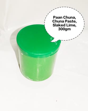 Paan Chuna, Slaked Lime Paste, Edible Lime for Paan, Calcium Hydroxide Paste, Kattha Chuna Mix 300gm