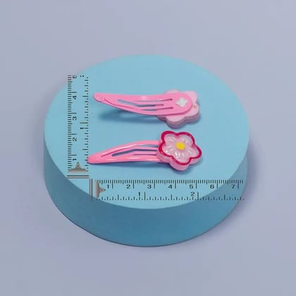 Cute Cartoon Snap Hair Clip Set Of 2 (4 pcs)
