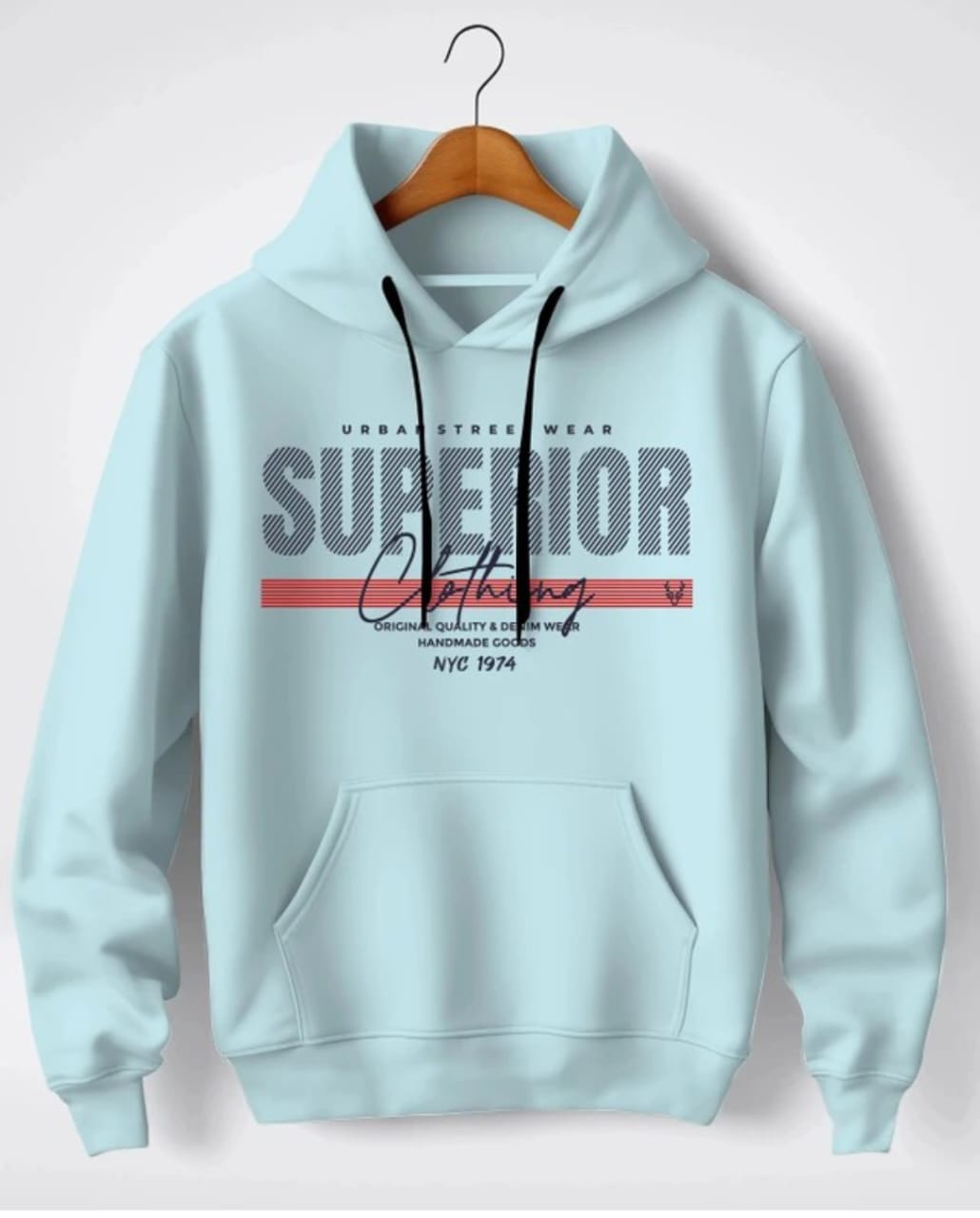 Light Blue Comfort Hoodie - Unisex Casual Wear