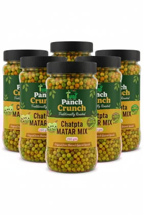 Turf Fresh Premium Panch Crunch MatarMix | Bharuch Special Roasted Five Floavours Chatpta PeasMix| High Panch Protein CrunchyMix Snack | Healthy & Tasty MixNamkeen | Power Packed Anytime Snack(Travel Pack - 250g x 5 Pack) Turf Fresh Premium Panch Crunch MatarMix | Bharuch Special Roasted Five Floavours Chatpta PeasMix| High Panch Protein CrunchyMix Snack | Healthy & Tasty MixNamkeen | Power Packed Anytime Snack(Travel Pack - 250g x 5 Pack)