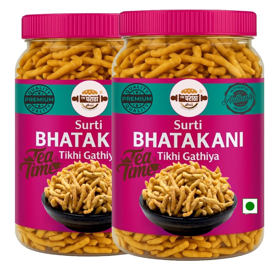 The Paratha - Bhatkani Gahtiaya – Premium Traditional Crunch | Authentic Rural Taste [ 500g x 2 Pack ]