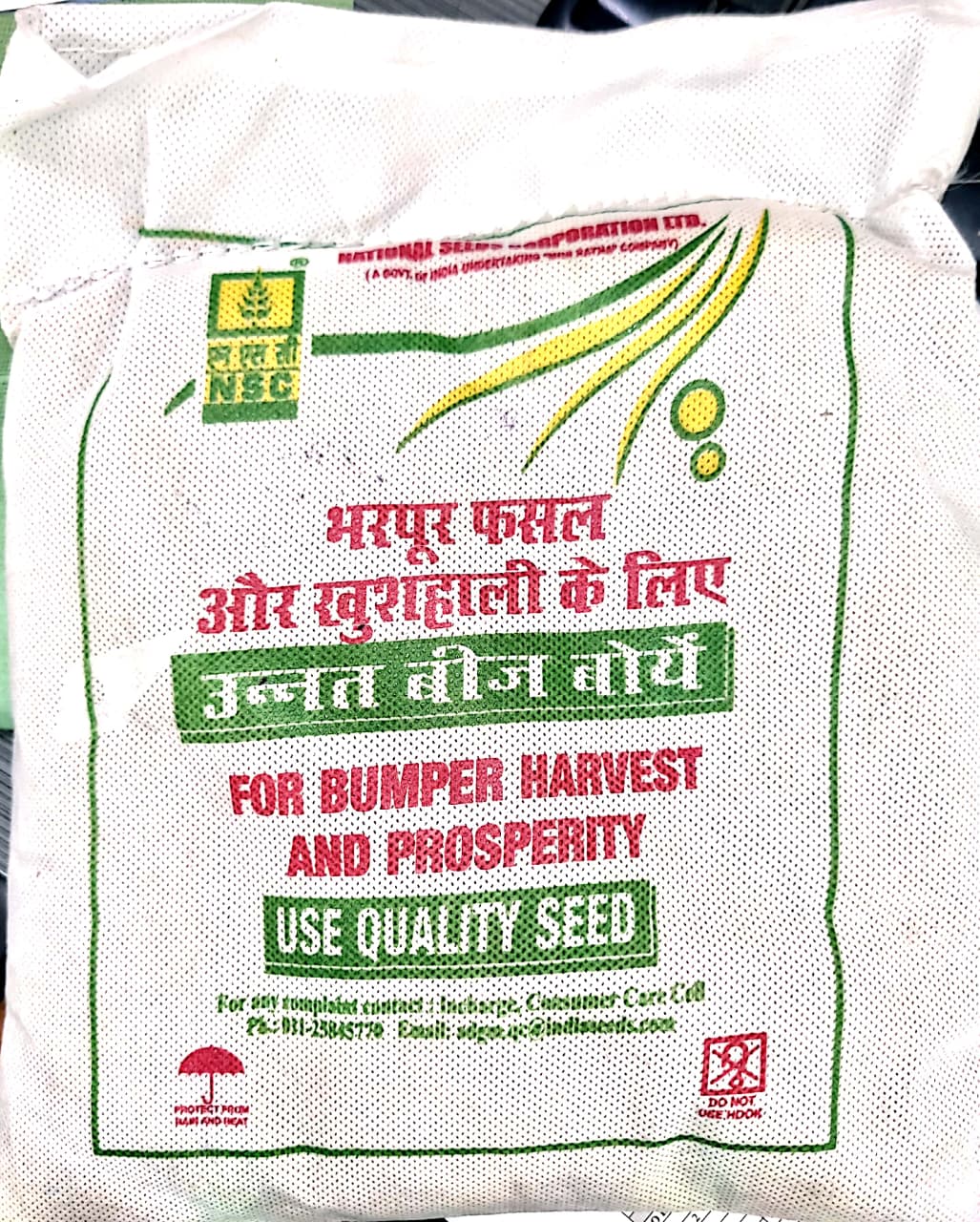 NSC - YELLOW B-9 MUSTARD CERTIFIED SEEDS - 1 KG POUCH