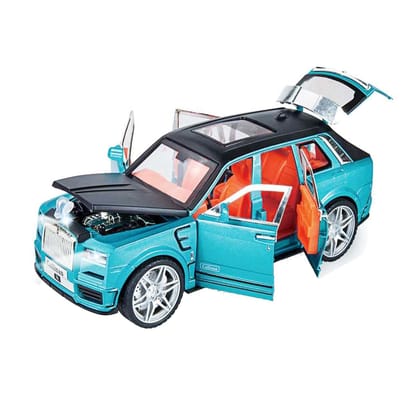 KTRS ENTERPRISE 1:24 Rolls Cullinan Maisha Sharp Sound and Light Back Car Children's Toy Simulation Alloy Car Model