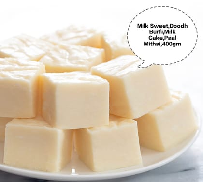 Milk Sweet, Doodh Burfi, Milk Cake, Paal Mithai, Milk Barfi 400gm