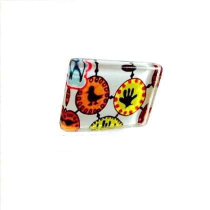 The Sign White Brooch