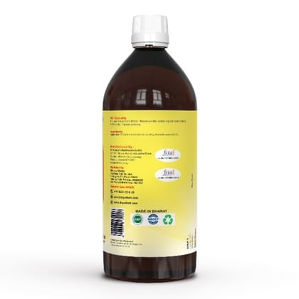 Dr. Patkar's Apple Cider Vinegar with Mother Vinegar | Unfiltered & Undiluted | Suitable for Weight Loss & Improved Immunity (With Mother) 500ml