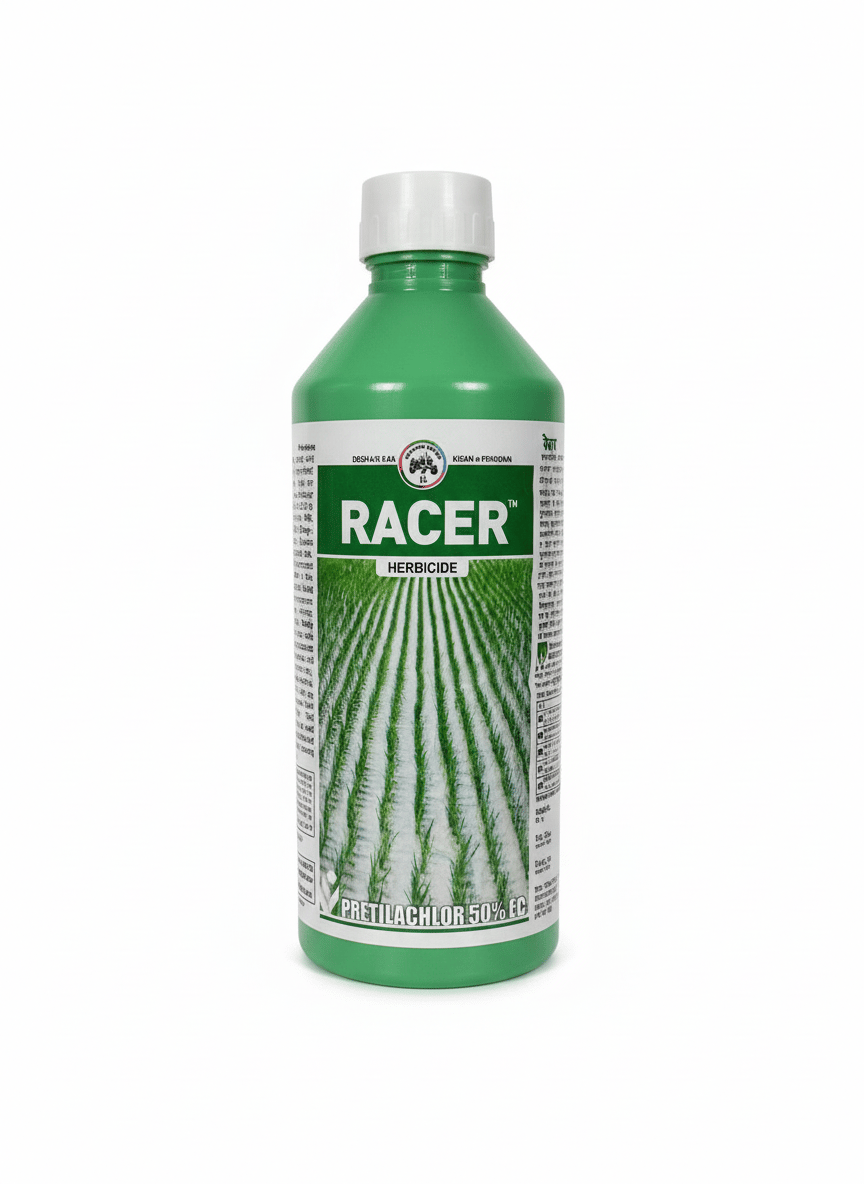 RACER Herbicides with Pretilachlor 50% EC for Effective Weed Control