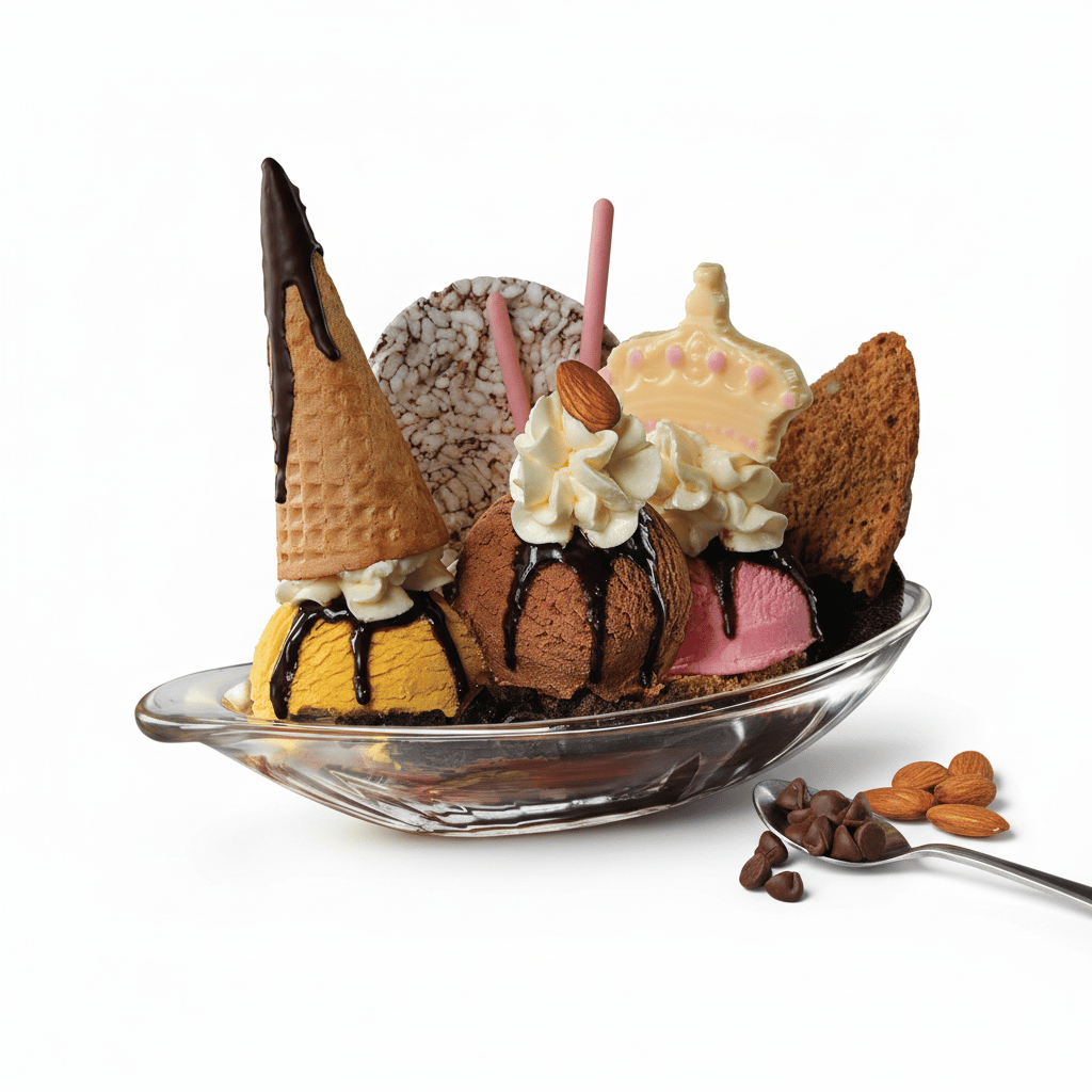 DELIGHT BANANA SPLIT DISH
