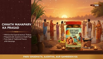 The Paratha - Crispy Jaggery Thekua | Festival-Style Bihar Sweet Snack | Hand Rolled  Desi Ghee Thekua – Traditional Mithila Recipe | Perfect Travel Snack [ Mahaprasad 500g x 2 Pack ]