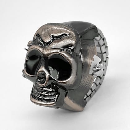 YAKH Skull (Black Eyes) Ring Watch