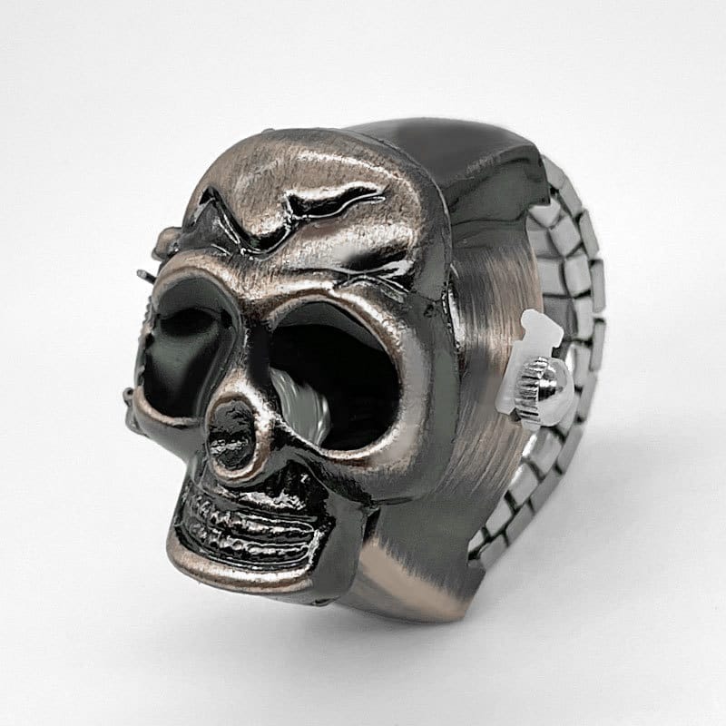 YAKH Skull (Black Eyes) Ring Watch