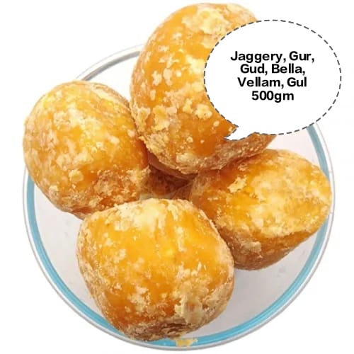 Jaggery, Gur, Gud, Bella, Vellam, Gul 500gm